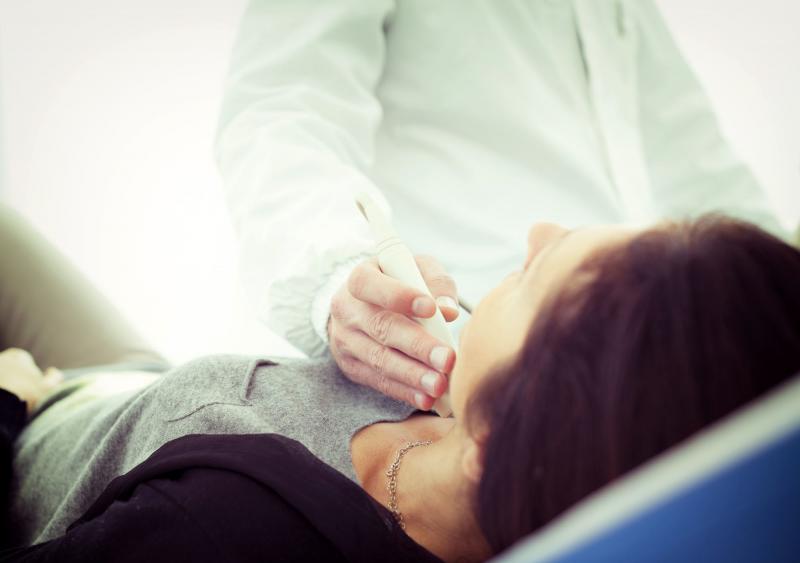 The U.S. Preventive Services Task Force says the risks of screening for thyroid cancer in people without symptoms outweigh the benefits. The U.S. Preventive Services Task Force says the risks of screening for thyroid cancer in people without symptoms outweigh the benefits.