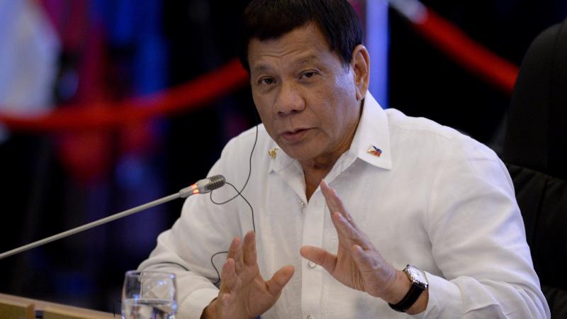 Philippine President Rodrigo Duterte delivers a statement in Manila in Nov. 2017. Duterte will withdraw the Philippines from the Rome Statute, the treaty that established the International Criminal Court (ICC), according to a statement released to reporte Philippine President Rodrigo Duterte delivers a statement in Manila in Nov. 2017. Duterte will withdraw the Philippines from the Rome Statute, the treaty that established the International Criminal Court (ICC), according to a statement released to reporte