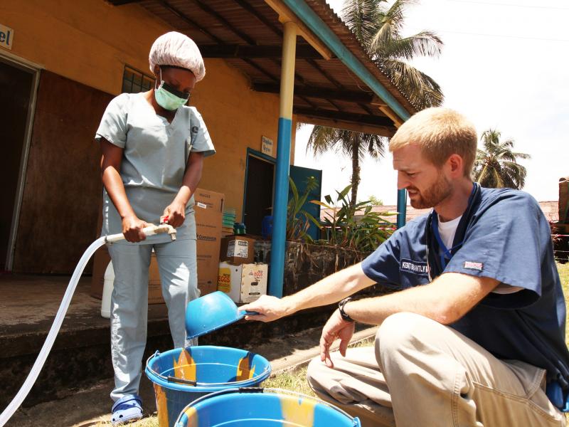 Dr. Kent Brantly was treated for Ebola at Emory University Hospital after becoming infected at the Monrovia hospital where he worked. Dr. Kent Brantly was treated for Ebola at Emory University Hospital after becoming infected at the Monrovia hospital where he worked.