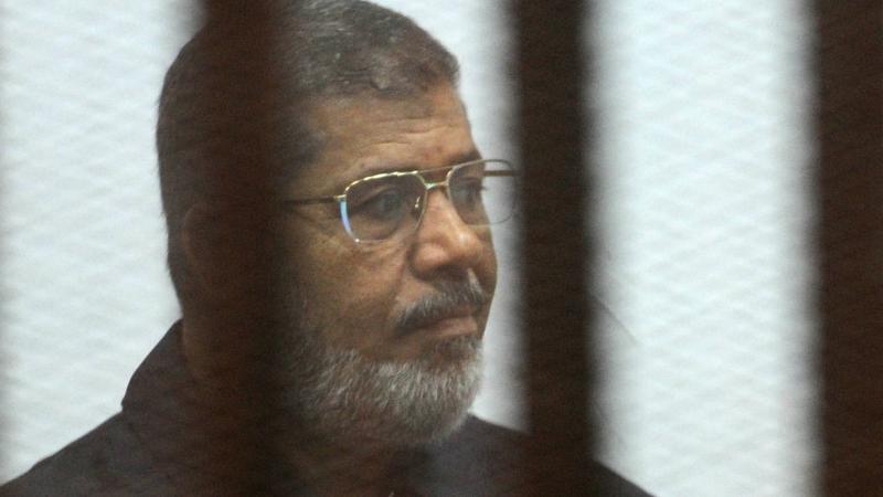 Former Egyptian President Mohammed Morsi can appeal his death sentence. He's seen here in the defendants' cage earlier this week, in a criminal court on the outskirts of Cairo. Former Egyptian President Mohammed Morsi can appeal his death sentence. He's seen here in the defendants' cage earlier this week, in a criminal court on the outskirts of Cairo.