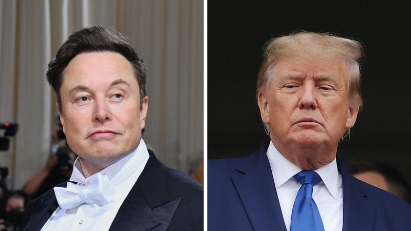 Left to right: Elon Musk and Donald Trump Left to right: Elon Musk and Donald Trump