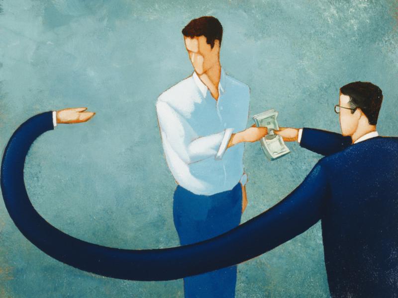 A survey finds that more than half of people with insurance through work are in a high-deductible health plan. A survey finds that more than half of people with insurance through work are in a high-deductible health plan.