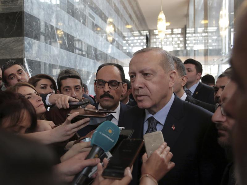 Turkey's President Recep Tayyip Erdogan canceled a meeting with U.S. national security adviser John Bolton on Tuesday, in an apparent snub. Erdogan disagrees with U.S. calls to protect Kurdish militants in Syria who have helped in the fight against ISIS. Turkey's President Recep Tayyip Erdogan canceled a meeting with U.S. national security adviser John Bolton on Tuesday, in an apparent snub. Erdogan disagrees with U.S. calls to protect Kurdish militants in Syria who have helped in the fight against ISIS.