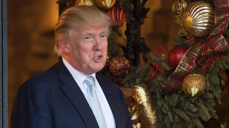 President-elect Donald Trump talks with reporters between meetings last month at his Mar-a-Lago club in Palm Beach, Fla. President-elect Donald Trump talks with reporters between meetings last month at his Mar-a-Lago club in Palm Beach, Fla.