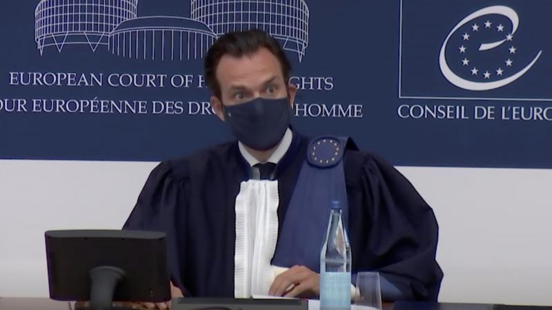 European Court of Human Rights President Robert Spano delivered the court's ruling on vaccine mandates, saying the benefits of such laws outweigh the intrusion into privacy. European Court of Human Rights President Robert Spano delivered the court's ruling on vaccine mandates, saying the benefits of such laws outweigh the intrusion into privacy.