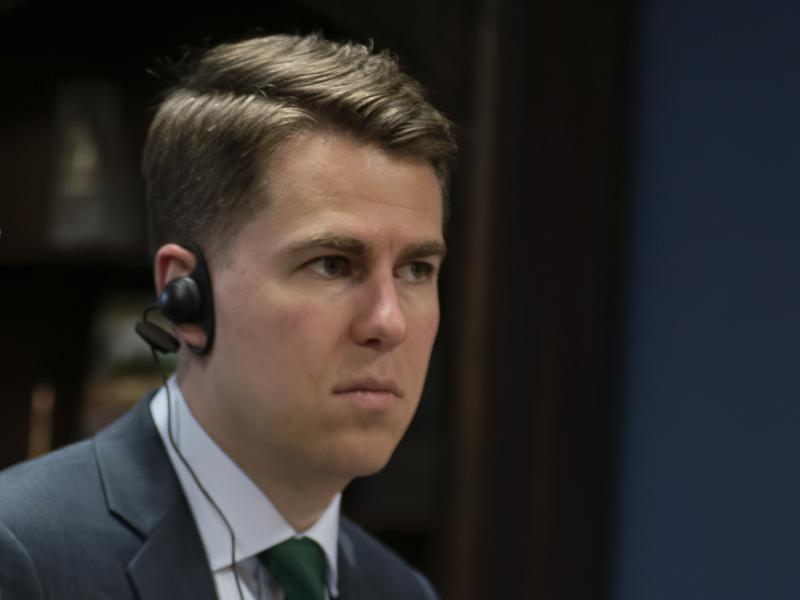 Former Department of Homeland Security chief of staff Miles Taylor, pictured in March 2018, announced he is behind the scathing anti-Trump op-ed and book published under the pen name "Anonymous." Former Department of Homeland Security chief of staff Miles Taylor, pictured in March 2018, announced he is behind the scathing anti-Trump op-ed and book published under the pen name "Anonymous."