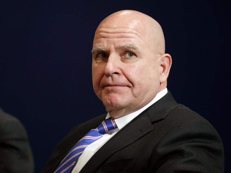 H.R. McMaster, then President Donald Trump's national security adviser, attends the World Economic Forum in Davos, Switzerland, on Jan. 25, 2018. In an NPR interview, McMaster says the United States and its allies need to "compete more effectively" with C H.R. McMaster, then President Donald Trump's national security adviser, attends the World Economic Forum in Davos, Switzerland, on Jan. 25, 2018. In an NPR interview, McMaster says the United States and its allies need to "compete more effectively" with C