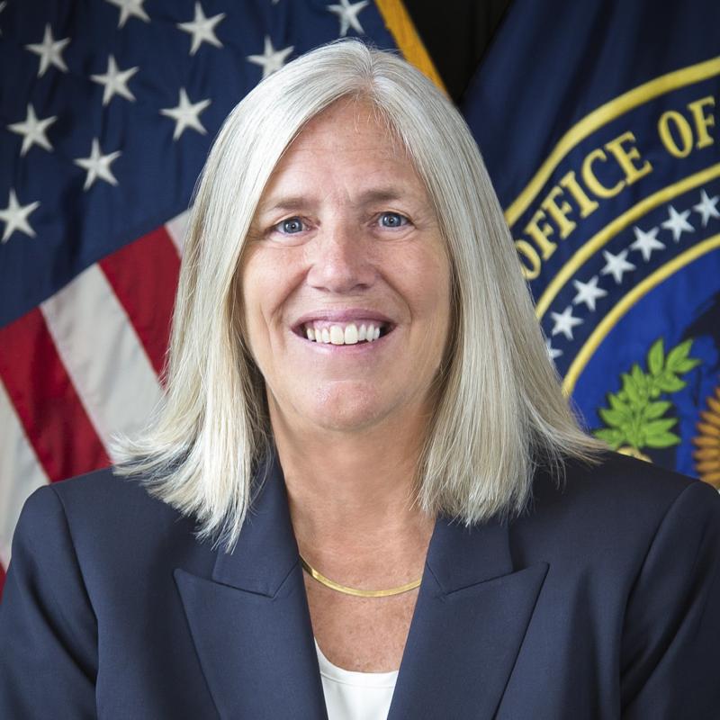 Sue Gordon in 2017 as deputy national intelligence director. Sue Gordon in 2017 as deputy national intelligence director.