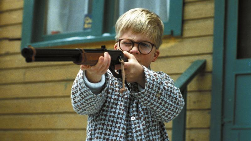 In the 1983 movie A Christmas Story, all Ralphie wanted was a BB gun. In the 1983 movie A Christmas Story, all Ralphie wanted was a BB gun.