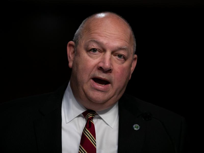 FAA administrator Stephen Dickson, seen testifying before a Senate committee last year, has ordered "zero tolerance" of passengers who disrupt airline flights. FAA administrator Stephen Dickson, seen testifying before a Senate committee last year, has ordered "zero tolerance" of passengers who disrupt airline flights.
