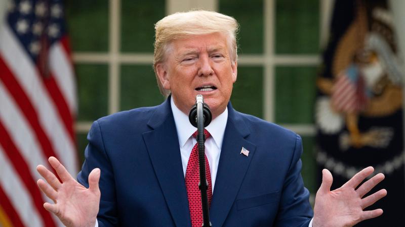 President Trump speaks during a coronavirus task force press briefing on March 29. President Trump speaks during a coronavirus task force press briefing on March 29.