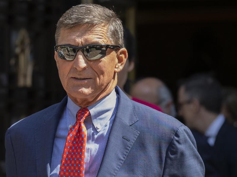 Michael Flynn, President Trump's former national security adviser, leaves the federal court following a status conference with Judge Emmet Sullivan in Washington, D.C., on Sept. 10, 2019. Michael Flynn, President Trump's former national security adviser, leaves the federal court following a status conference with Judge Emmet Sullivan in Washington, D.C., on Sept. 10, 2019.