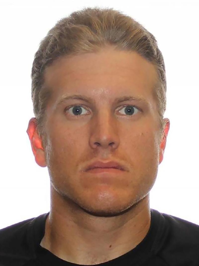 Former Canadian military reservist Patrik Jordan Mathews and two Americans face charges related to possessing an illegal assault rifle, as part of an extremist group called The Base. Mathews is seen here in an undated picture from the Royal Canadian Mount Former Canadian military reservist Patrik Jordan Mathews and two Americans face charges related to possessing an illegal assault rifle, as part of an extremist group called The Base. Mathews is seen here in an undated picture from the Royal Canadian Mount