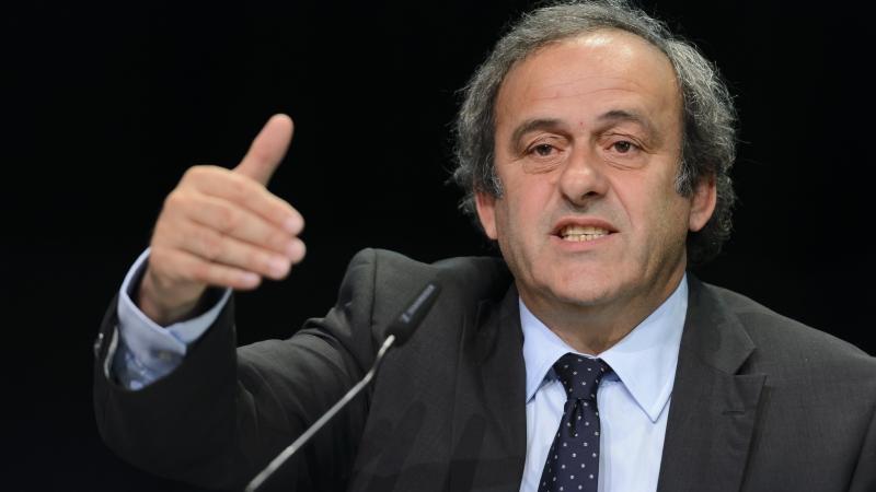 UEFA President Michel Platini says his organization is backing FIFA President Sepp Blatter's opponent in Friday's presidential election. When asked if UEFA might consider leaving FIFA, Platini said, "Of course." UEFA President Michel Platini says his organization is backing FIFA President Sepp Blatter's opponent in Friday's presidential election. When asked if UEFA might consider leaving FIFA, Platini said, "Of course."