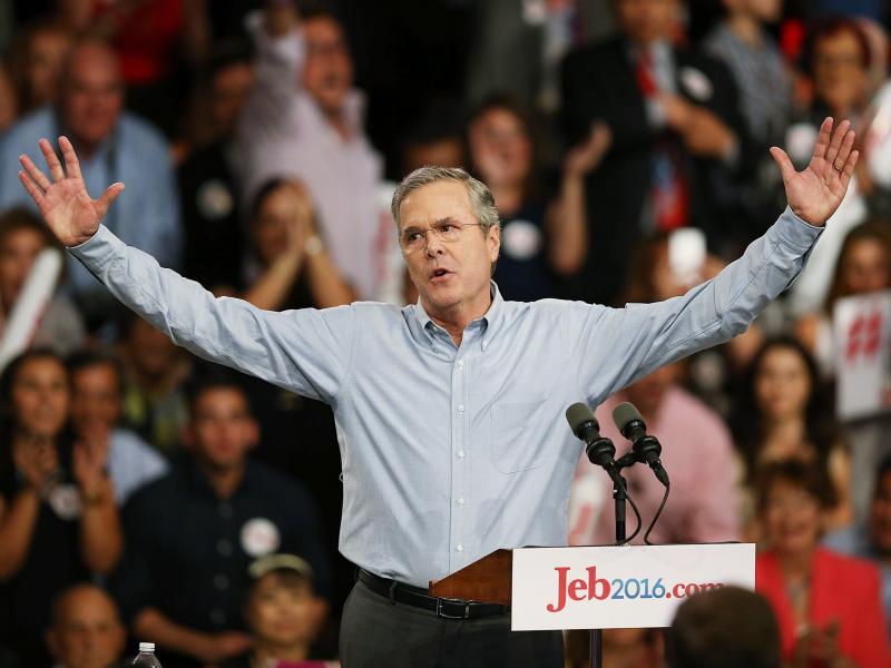 Jeb thinks he can grow the economy at a 4 percent rate. That sounds nice, but it's unlikely to happen. Jeb thinks he can grow the economy at a 4 percent rate. That sounds nice, but it's unlikely to happen.