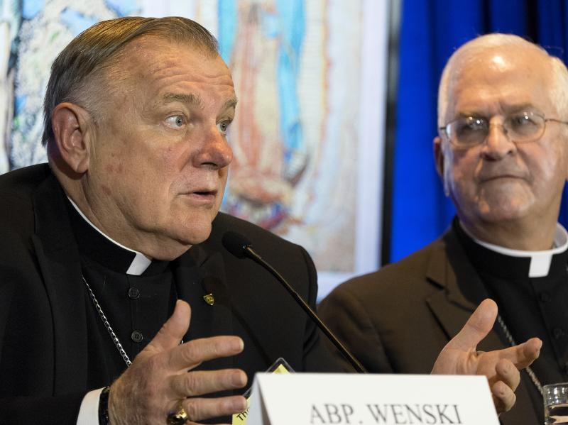 Archbishop Thomas Wenski of Miami, photographed at a news conference in 2015, said the Trump administration's policy of separating immigrant children from their families "goes against the values of our nation." Archbishop Thomas Wenski of Miami, photographed at a news conference in 2015, said the Trump administration's policy of separating immigrant children from their families "goes against the values of our nation."