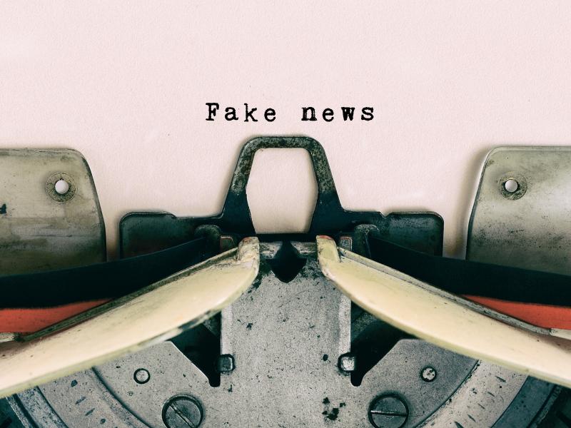 Fake news in old school technology Fake news in old school technology