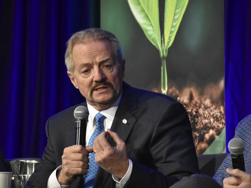 Bureau of Land Management Acting Director William Perry Pendley, speaking at a conference last year. A federal judge has ruled that he isn't eligible to continue to serve in that office. Bureau of Land Management Acting Director William Perry Pendley, speaking at a conference last year. A federal judge has ruled that he isn't eligible to continue to serve in that office.