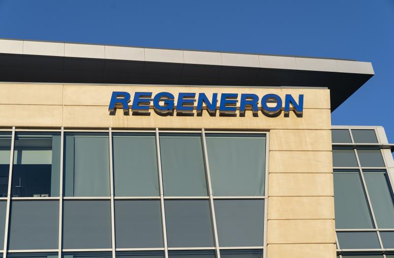 Regeneron has developed a drug called REGN-COV2 that is a combination of two monoclonal antibodies that block the virus that causes COVID-19. The company has a contract to supply up to 300 million doses to the U.S. government. Regeneron has developed a drug called REGN-COV2 that is a combination of two monoclonal antibodies that block the virus that causes COVID-19. The company has a contract to supply up to 300 million doses to the U.S. government.