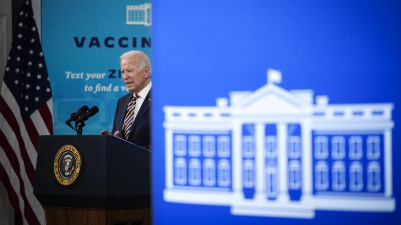 President Biden speaks in October about the coronavirus pandemic and encouraged states and businesses to support vaccine mandates. President Biden speaks in October about the coronavirus pandemic and encouraged states and businesses to support vaccine mandates.