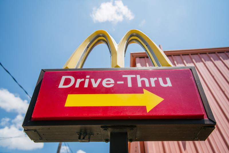 A McDonald's sign in Houston on July 28. A McDonald's sign in Houston on July 28.