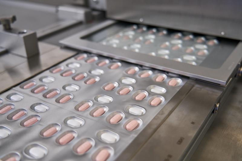 Paxlovid tablets are packaged at a Pfizer factory in Italy. Paxlovid tablets are packaged at a Pfizer factory in Italy.
