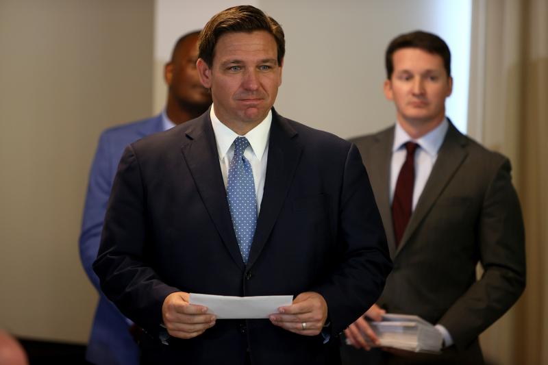 Florida Gov. Ron DeSantis, shown here in August, has appointed Dr. Joseph Ladapo as the state's new surgeon general. Ladapo says vaccines are not the only way to promote "good health." Florida Gov. Ron DeSantis, shown here in August, has appointed Dr. Joseph Ladapo as the state's new surgeon general. Ladapo says vaccines are not the only way to promote "good health."