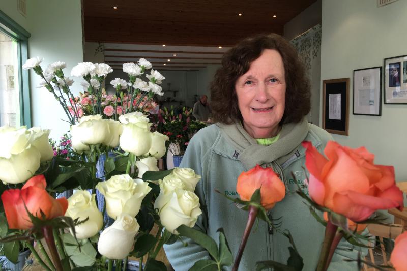 Rosa Ashby runs Rosa Flowers in the English market town of Witney. Every flower in her shop, including lilies, chrysanthemums and lisianthus, is either grown in or distributed through the Netherlands. Rosa Ashby runs Rosa Flowers in the English market town of Witney. Every flower in her shop, including lilies, chrysanthemums and lisianthus, is either grown in or distributed through the Netherlands.
