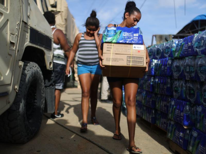 Puerto Rican residents received food and water from FEMA after Hurricane Maria, but many complained that some boxes were stuffed with candy and salty snacks, not meals. Puerto Rican residents received food and water from FEMA after Hurricane Maria, but many complained that some boxes were stuffed with candy and salty snacks, not meals.