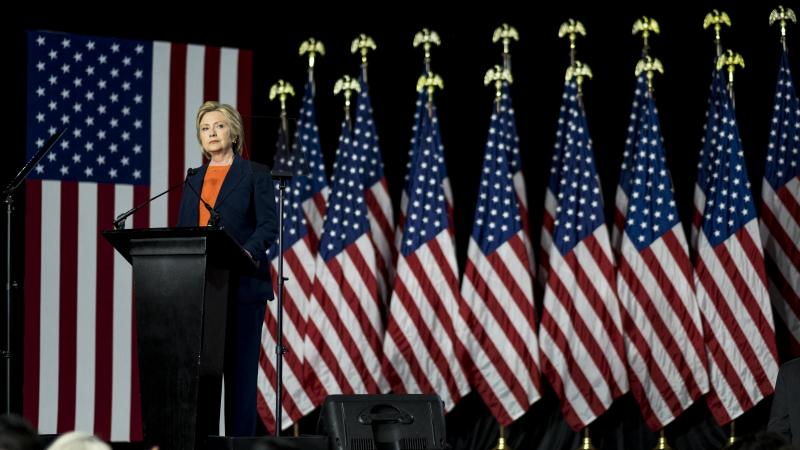 Hillary Clinton delivers a national-security speech at Balboa Park in San Diego, Calif., Thursday. The speech was an indictment of Republican Donald Trump's candidacy. Hillary Clinton delivers a national-security speech at Balboa Park in San Diego, Calif., Thursday. The speech was an indictment of Republican Donald Trump's candidacy.