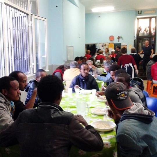 Hundreds of migrants have found support at the mess hall of the Caritas help center in Catania, where one volunteer says the crisis is pitting the poor against the poor, referring to homeless Italians and the newly arrived migrants. Hundreds of migrants have found support at the mess hall of the Caritas help center in Catania, where one volunteer says the crisis is pitting the poor against the poor, referring to homeless Italians and the newly arrived migrants.