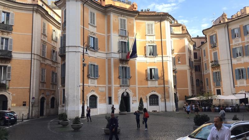 The police force for protection of Italy's cultural heritage is headquartered in Rome's Piazza Sant'Ignazio. The police force for protection of Italy's cultural heritage is headquartered in Rome's Piazza Sant'Ignazio.