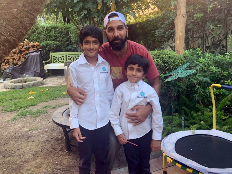 Ali Malik, 37, with his sons Muhammad Binyamin, 9, and Layth Noah, 5. Malik is part of a class action lawsuit against the FBI alleging religious discrimination and violations of surveillance laws. Ali Malik, 37, with his sons Muhammad Binyamin, 9, and Layth Noah, 5. Malik is part of a class action lawsuit against the FBI alleging religious discrimination and violations of surveillance laws.