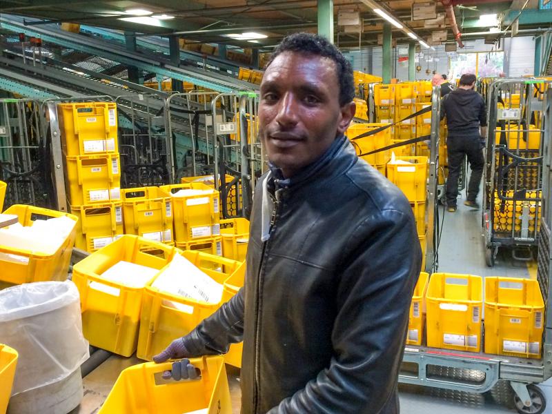 Solomon Yhdego gained asylum in Germany after escaping Eritrea when he was forced to join the army. Solomon Yhdego gained asylum in Germany after escaping Eritrea when he was forced to join the army.
