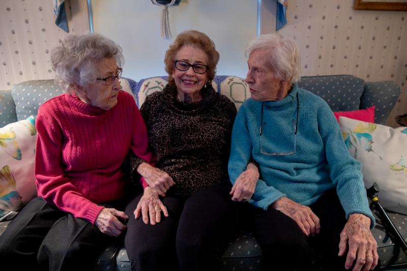 Dorothy Buchanan, Dorothy Murray and Dorothy Kern — who call themselves "the three Dots" — grew up in the same hometown and celebrated their 100th birthdays together this year. Dorothy Buchanan, Dorothy Murray and Dorothy Kern — who call themselves "the three Dots" — grew up in the same hometown and celebrated their 100th birthdays together this year.