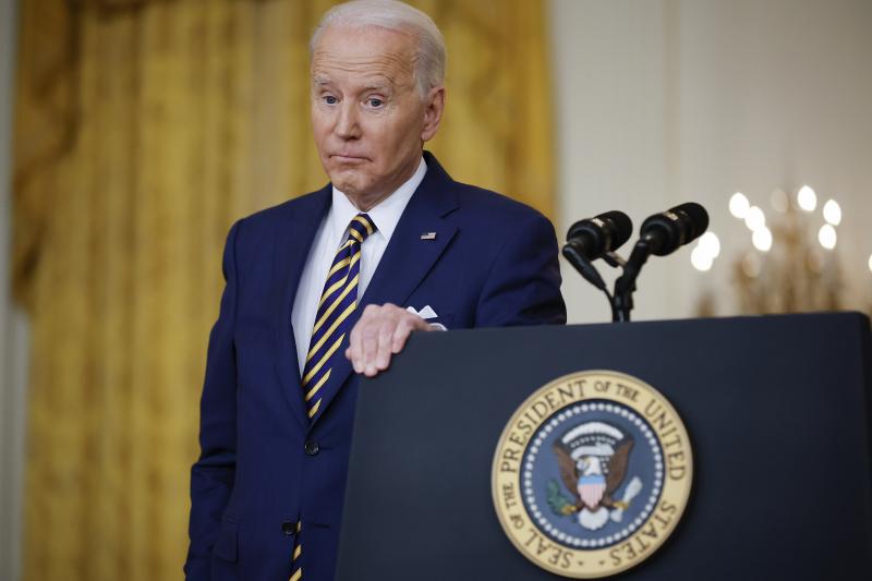President Biden answers questions during a White House news conference on Wednesday. President Biden answers questions during a White House news conference on Wednesday.