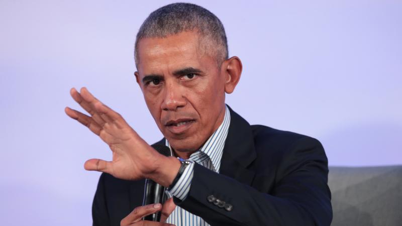 Former President Barack Obama, here at a Chicago event in October, has weighed in on the aftermath of George Floyd's killing, saying those who've resorted to violence put "innocent people at risk." Former President Barack Obama, here at a Chicago event in October, has weighed in on the aftermath of George Floyd's killing, saying those who've resorted to violence put "innocent people at risk."