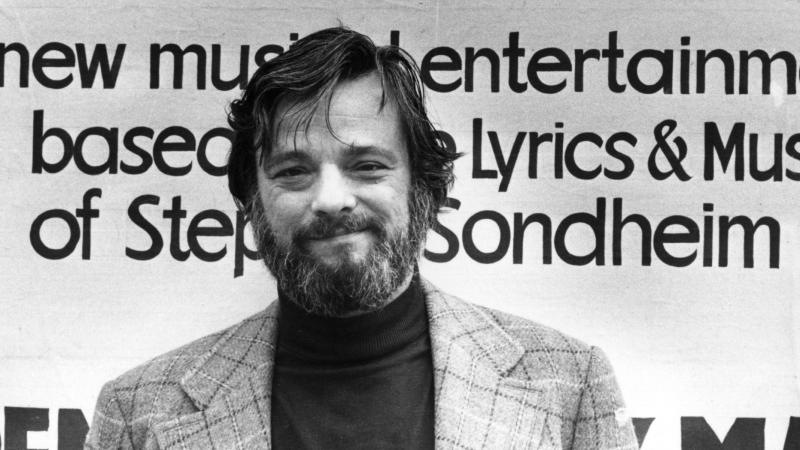 Stephen Sondheim poses in April 1976. Stephen Sondheim poses in April 1976.