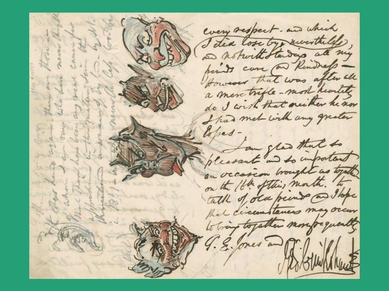 Doodle by artist George Cruikshank in Scrawl. Doodle by artist George Cruikshank in Scrawl.