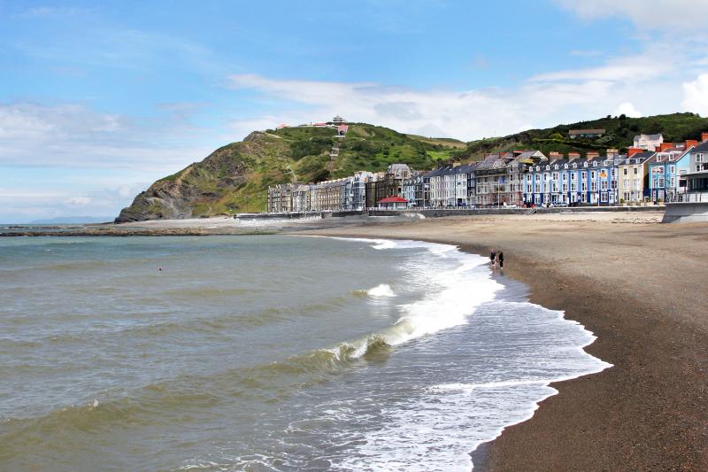Aberystwyth lies in a cove along the Welsh coast and looks out toward Ireland. Aberystwyth is part of an area that YouGov, the on-line polling company, says is the most EU-friendly region in the United Kingdom. Aberystwyth lies in a cove along the Welsh coast and looks out toward Ireland. Aberystwyth is part of an area that YouGov, the on-line polling company, says is the most EU-friendly region in the United Kingdom.
