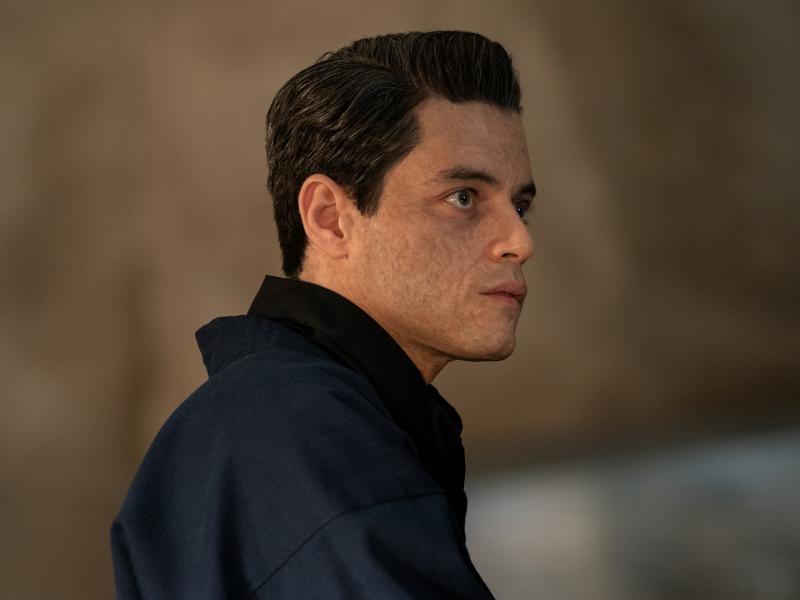 Rami Malek as Safin in No Time To Die. Rami Malek as Safin in No Time To Die.