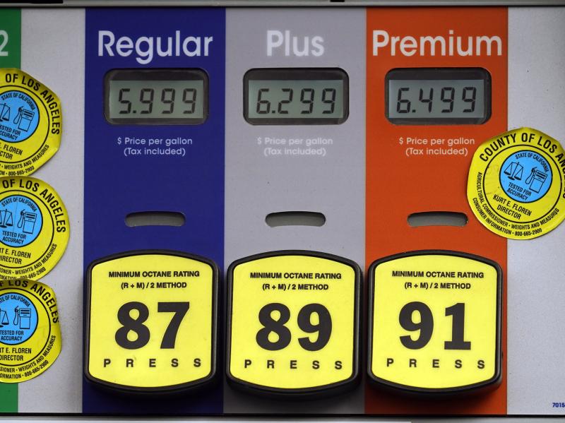 High gas prices are posted at a gas station in Beverly Hills, Calif., on Nov. 7. Gas prices are surging across the country yet there's effectively little the Biden administration can do. High gas prices are posted at a gas station in Beverly Hills, Calif., on Nov. 7. Gas prices are surging across the country yet there's effectively little the Biden administration can do.