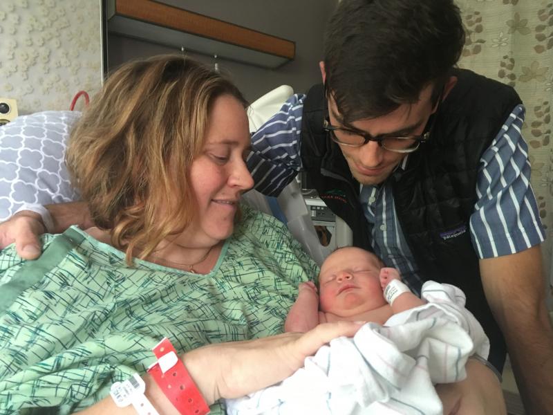 Nicole and Ben Veum and baby Adrian, who was born after Nicole had to be evacuated from a hospital because of a fire that swept through Santa Rosa, Calif. Nicole and Ben Veum and baby Adrian, who was born after Nicole had to be evacuated from a hospital because of a fire that swept through Santa Rosa, Calif.