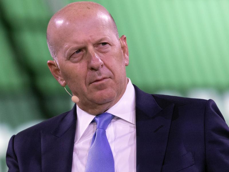 David Solomon, chairman and CEO of Goldman Sachs, shown here at a business roundtable in New York last year, is among several executives at the bank who will have to give back part of their pay. David Solomon, chairman and CEO of Goldman Sachs, shown here at a business roundtable in New York last year, is among several executives at the bank who will have to give back part of their pay.