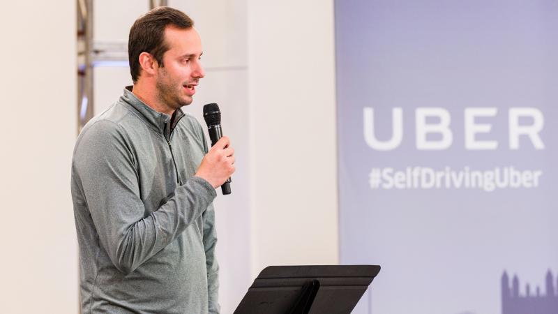 Anthony Levandowski, who co-founded Otto and is now head of Uber's self-driving-vehicle project, is accused of taking proprietary designs and information with him when he left the Google spinoff Waymo. Anthony Levandowski, who co-founded Otto and is now head of Uber's self-driving-vehicle project, is accused of taking proprietary designs and information with him when he left the Google spinoff Waymo.
