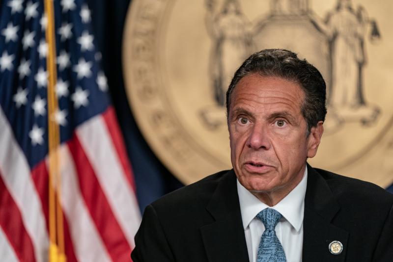 New York Gov. Andrew Cuomo speaks during the daily media briefing on July 23, 2020 in New York City. A second former aide from his administration has come forward with allegations of sexual harassment from Cuomo. New York Gov. Andrew Cuomo speaks during the daily media briefing on July 23, 2020 in New York City. A second former aide from his administration has come forward with allegations of sexual harassment from Cuomo.