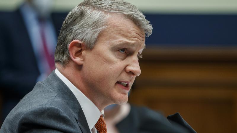 Rick Bright, former director of the Biomedical Advanced Research and Development Authority, speaks during a House Energy and Commerce Subcommittee hearing in Washington, D.C., on Thursday, May 14, 2020 about his concerns that Health and Human Services lea Rick Bright, former director of the Biomedical Advanced Research and Development Authority, speaks during a House Energy and Commerce Subcommittee hearing in Washington, D.C., on Thursday, May 14, 2020 about his concerns that Health and Human Services lea