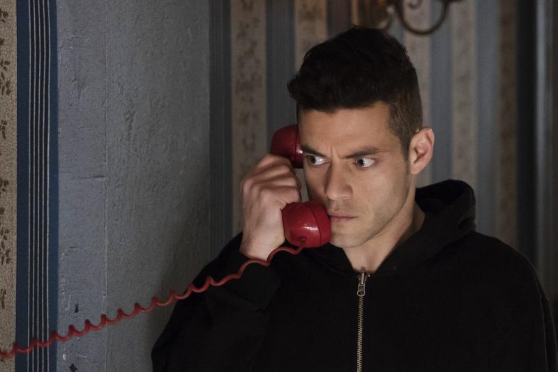 Rami Malek plays Elliot Alderson — a cybersecurity engineer who takes justice into his own hands — in the TV show Mr. Robot. Rami Malek plays Elliot Alderson — a cybersecurity engineer who takes justice into his own hands — in the TV show Mr. Robot.
