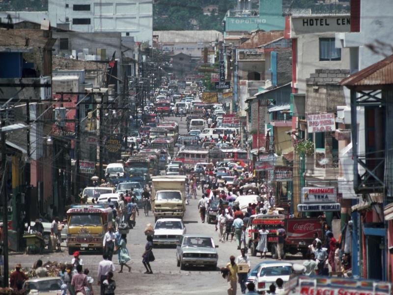 A view down a busy street in Port au Prince, Haiti. Kidnappings in the country have already been worse in 2021 than years before. A view down a busy street in Port au Prince, Haiti. Kidnappings in the country have already been worse in 2021 than years before.