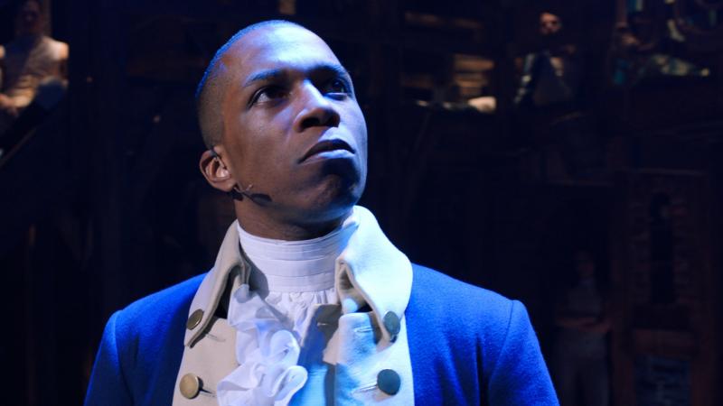 Leslie Odom Jr. originated the role of Aaron Burr on Broadway in Hamilton. Like the rest of the original cast, he's available to watch at home in the film, which arrives Friday on Disney+. Leslie Odom Jr. originated the role of Aaron Burr on Broadway in Hamilton. Like the rest of the original cast, he's available to watch at home in the film, which arrives Friday on Disney+.